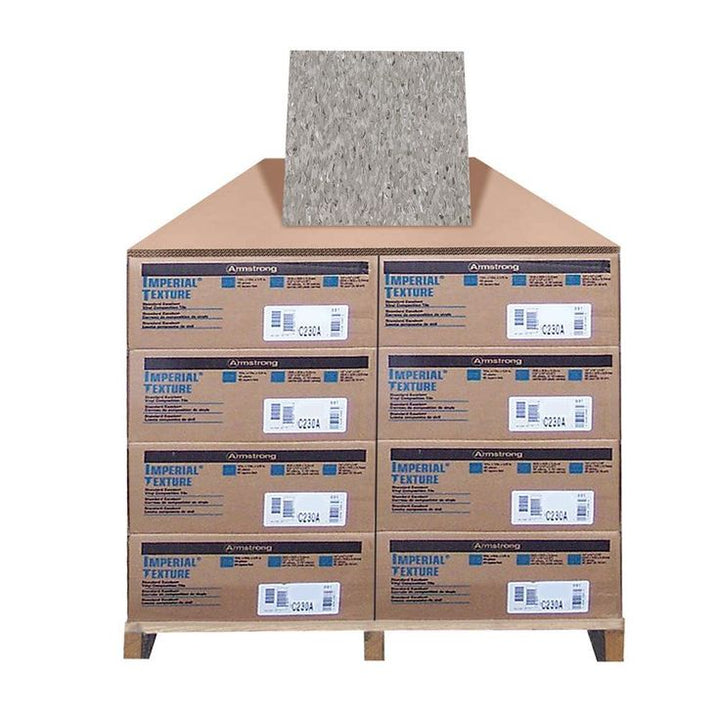Armstrong Standard Excelon Imperial Texture Field Gray 12 in. x 12 in. Vinyl Composition Tile, 1080 sq. ft. Pallet