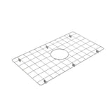 Farmhouse Apron-Front Fireclay 30 in. Single Bowl Kitchen Sink in White with Grid