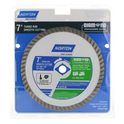 Norton 7-in Wet/Dry Turbo Diamond Saw Blade
