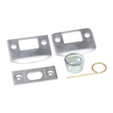 Plymouth Satin Nickel Entry Door Handle with Right Handed Flair Door Lever - Super Arbor
