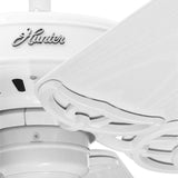 Bridgeport 52 in. Indoor/Outdoor White Damp Rated Ceiling Fan
