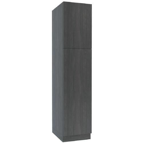 Cambridge 18-in W x 96-in H x 24-in D Carbon Marine Wood Engineered Wood Door Pantry Stock Cabinet