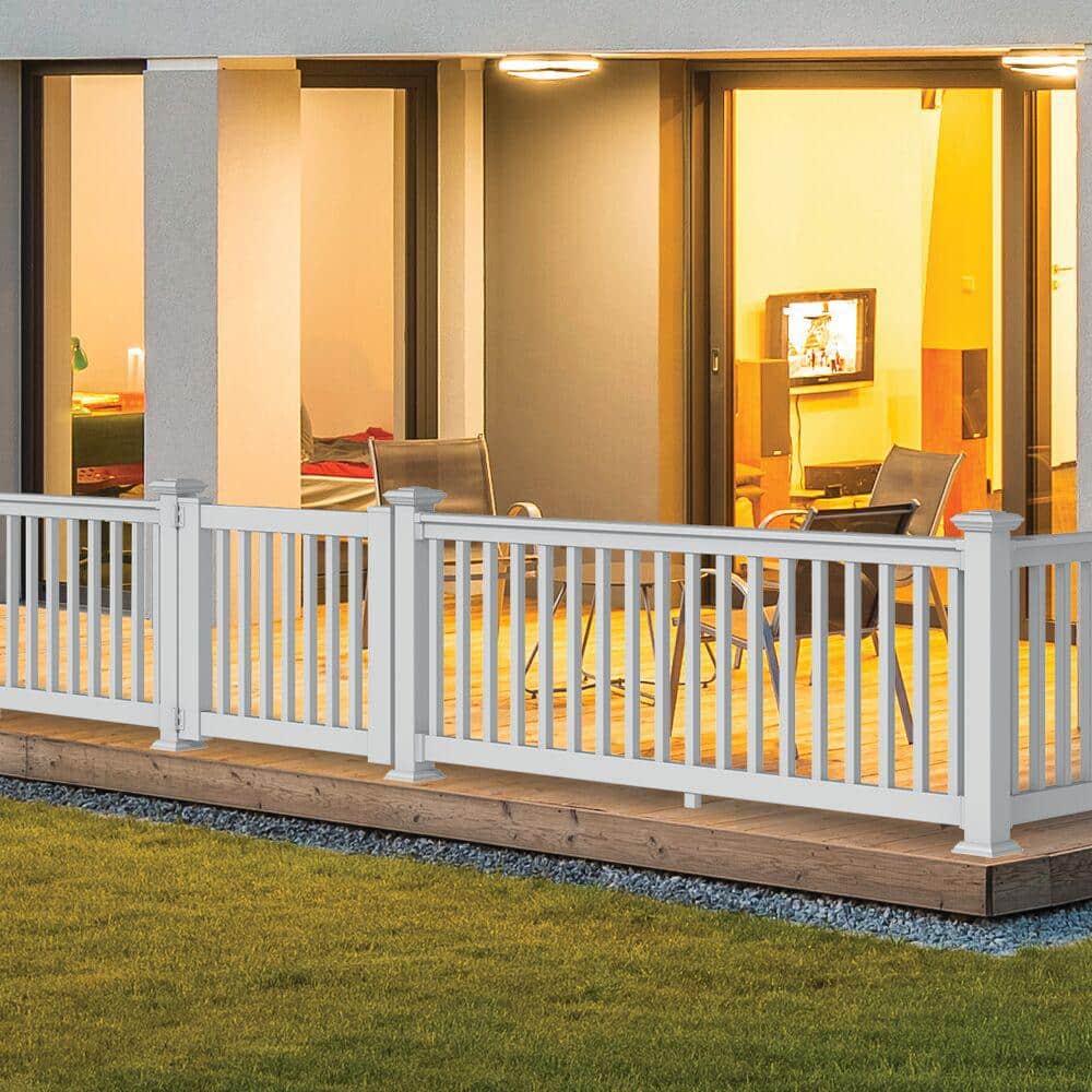 Bella Premier/Select 42 in. Vinyl Railing Gate Kit White