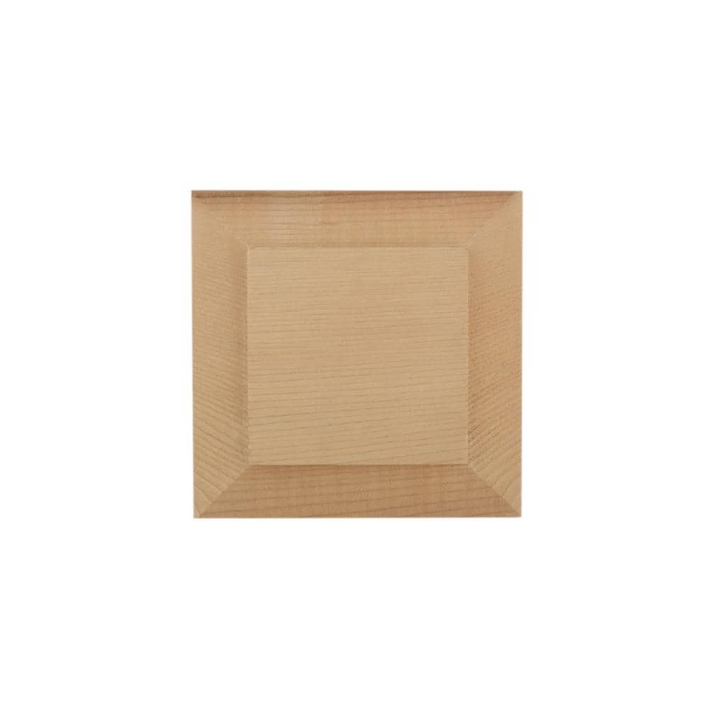 4 in. x 4 in. Hampton Flat Top Cedar Post Cap