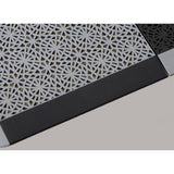 XL All Weather 0.39 in. x 2.5 in. x 0.20 ft. PVC Deck Tile Graphite Corner Trim Set (4-Piece)