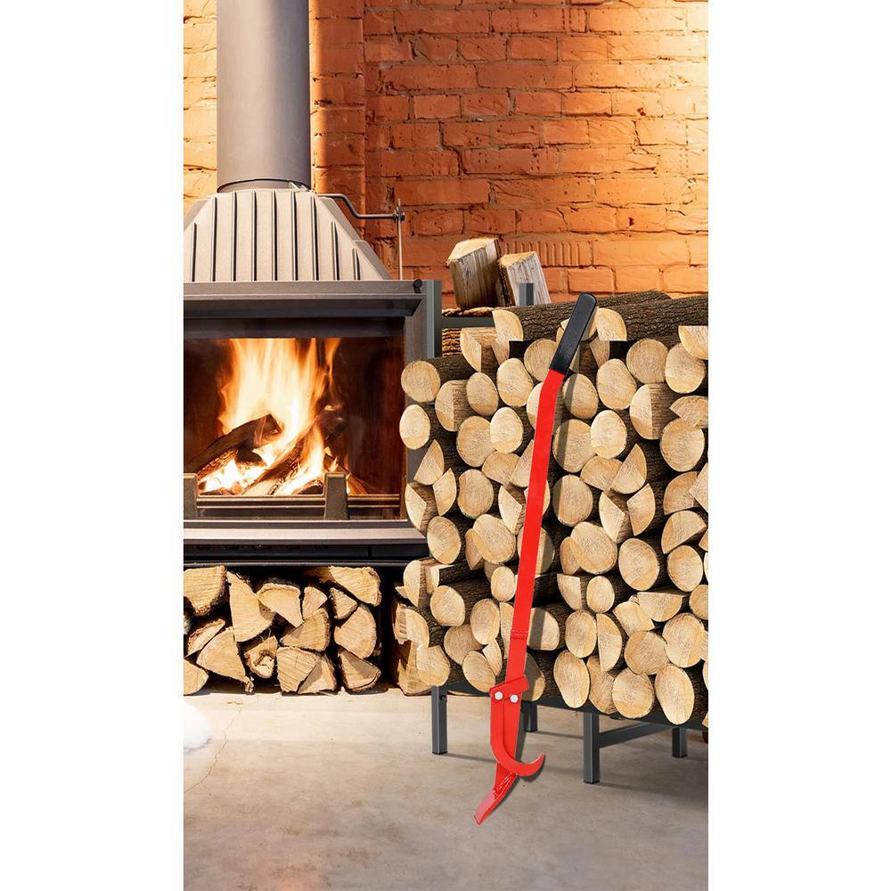 51 in. Red Steel Heavy-Duty Tree Felling Lever