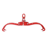 4 Claw Red Timber Log Lifting Logging Tongs Grabber Tong
