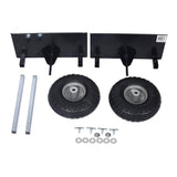 7.9 in. Lumber Transfer Panel Handbarrow Dolly with Pneumatic Wheels