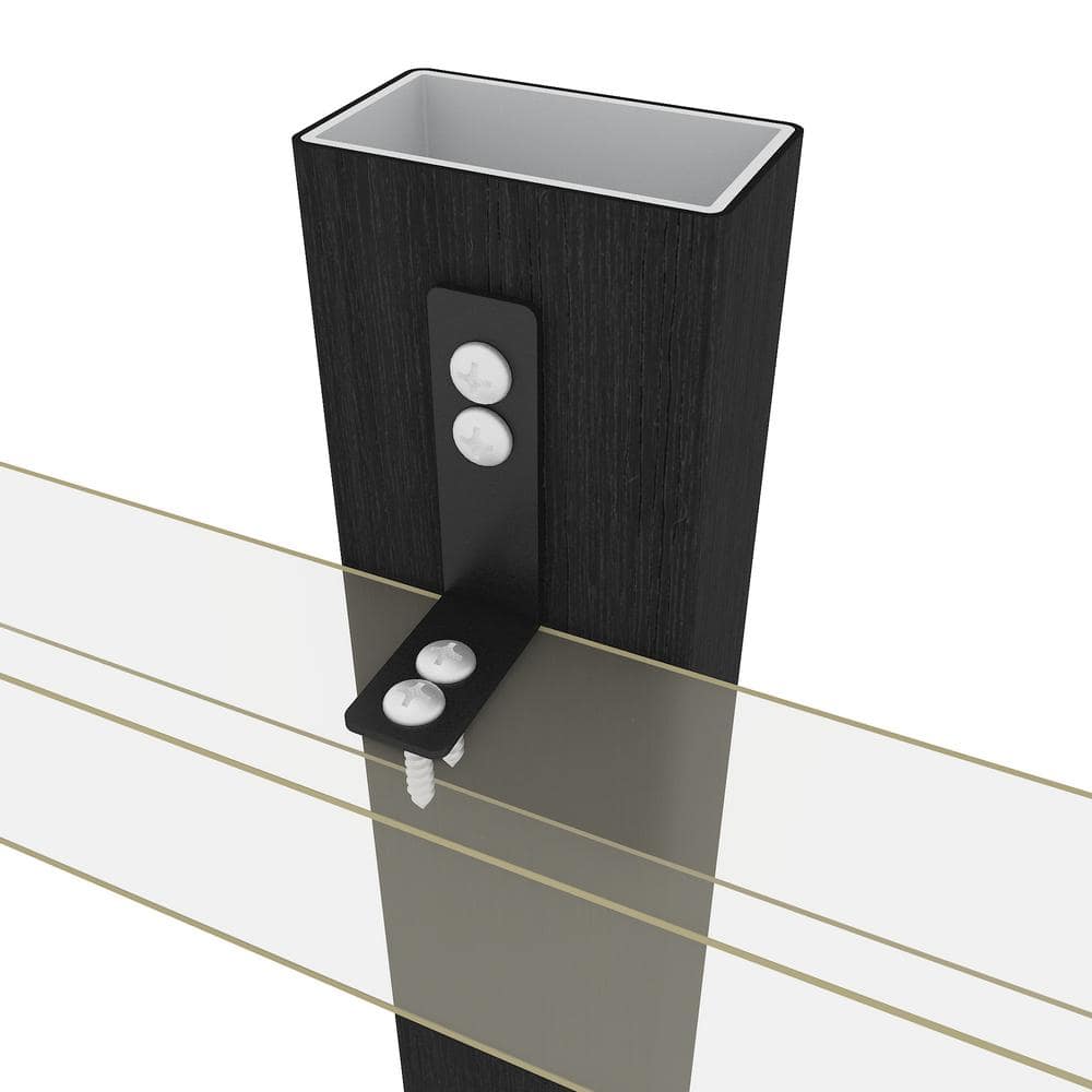 Angle Bracket for Alusions Decorative Profile Ebony