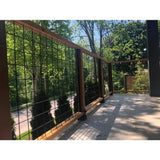 36 in. x 96 in. Wild Hog Black Metal Railing Panel (5-Pack)