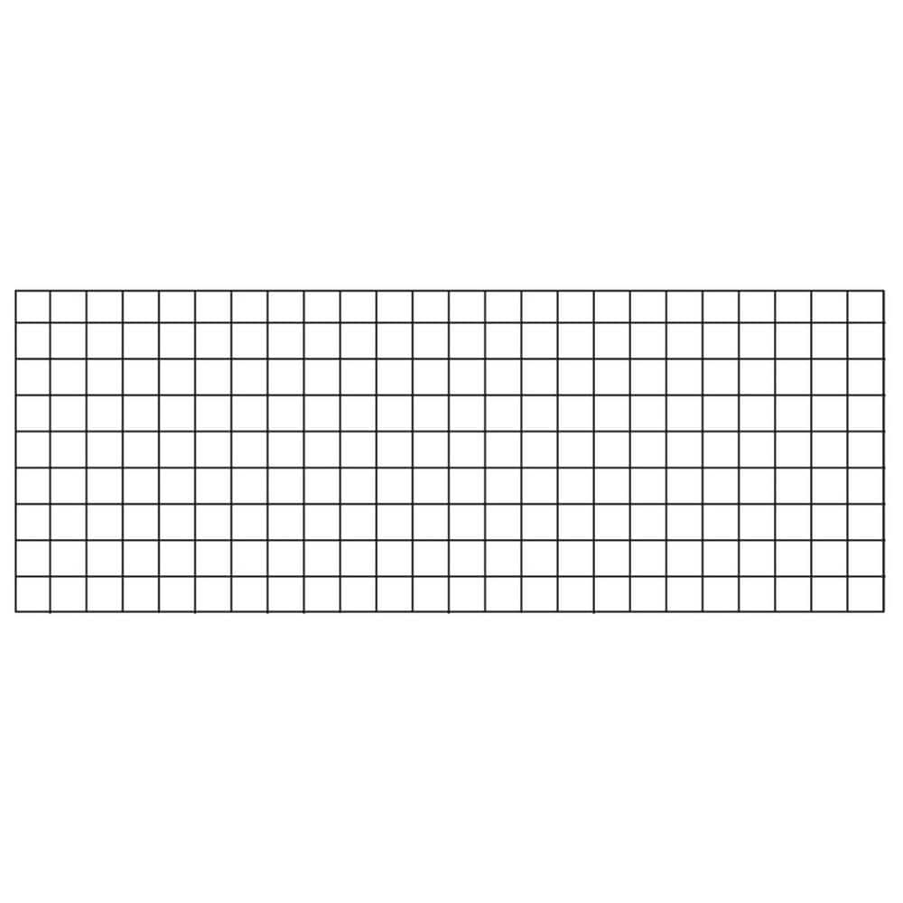 36 in. x 96 in. Wild Hog Black Metal Railing Panel (5-Pack)
