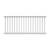 8 ft. x 42 in. White Vinyl Bella Premier Series Rail Kit with Square Balusters