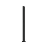72 in. Matte Black Line Surface Mount Post
