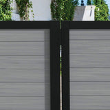 72 in. Matte Black End Surface Mount Post