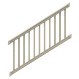 Bella Premier Series 6 ft. x 36 in. Clay Vinyl Stair Rail Kit with Square Balusters