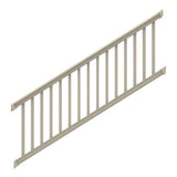 Bella Premier Series 8 ft. x 36 in. Clay Vinyl Stair Rail Kit with Square Balusters