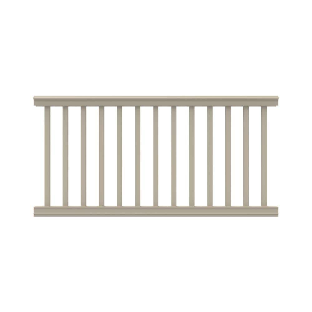 Bella Premier Series 6 ft. x 36 in. Clay Vinyl Level Rail Kit with Square Balusters