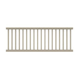 Bella Premier Series 8 ft. x 36 in. Clay Vinyl Level Rail Kit with Square Balusters
