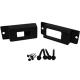 Vista 6 in. H x 2.5 in. W Black Aluminum Stair Bracket for Stair Railing Kit