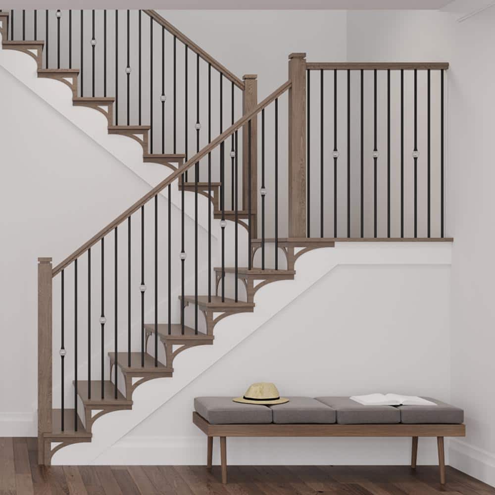 #54 8.125 in. x 11.50 in. x 0.25 in. Birch Stair Bracket Left