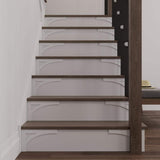 #54 8.125 in. x 11.50 in. x 0.25 in. Birch Stair Bracket Right