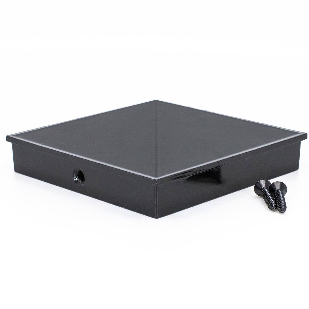 5.5 in. x 5.5 in. Aluminum Pyramid Post Cap