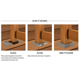 3.5 in. x 3.5 in. Steel Post Skirt