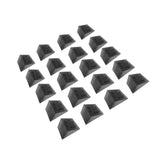 Polycarbonate Snap and Lock Stair Adapters Square (Case with 12-Pack)