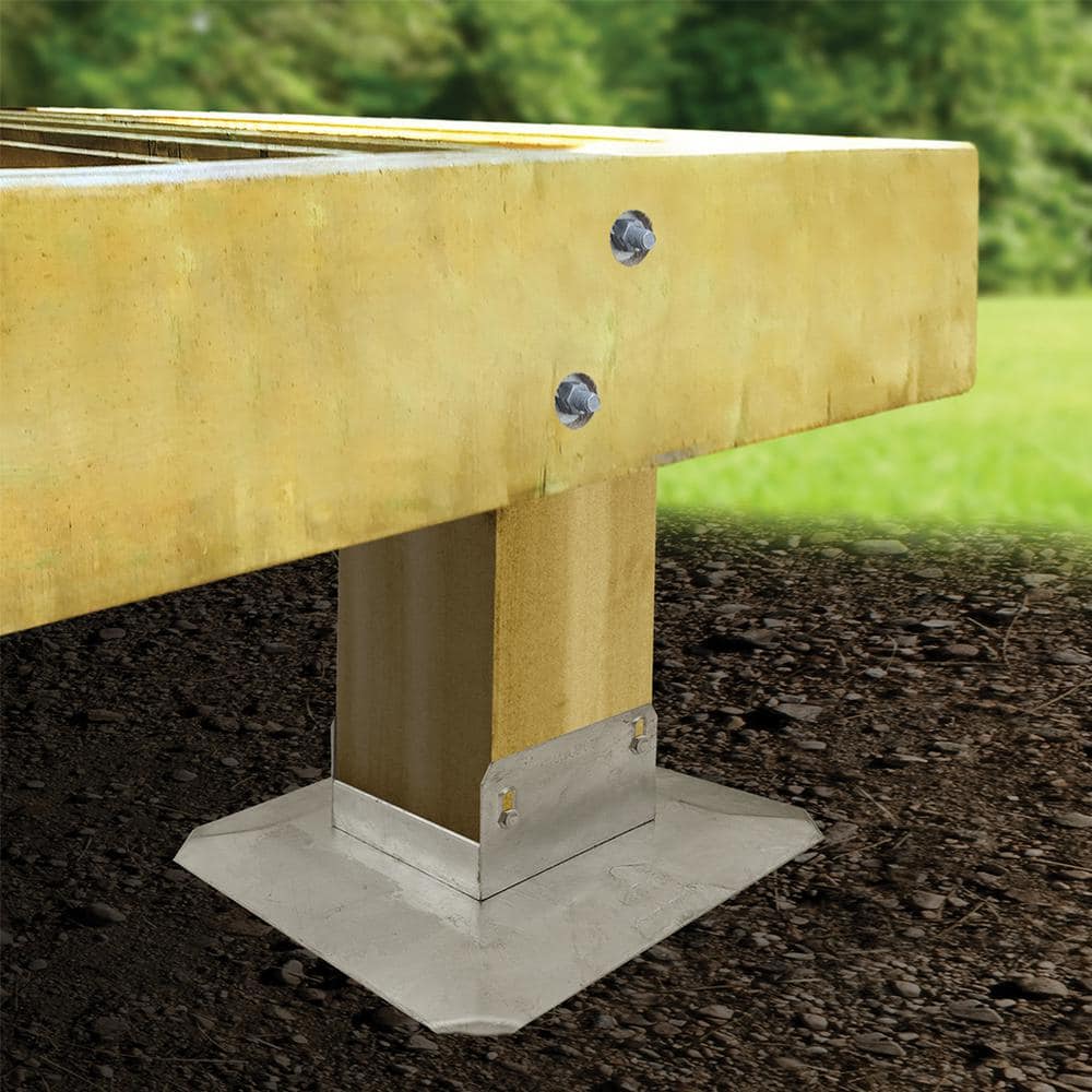 4 in. x 4 in. to 24 in. Steel Deck Foot Anchor