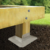 4 in. x 4 in. to 24 in. Steel Deck Foot Anchor