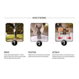 3.75 in. x 3.75 in. Steel Post Saddle