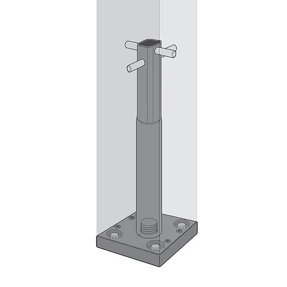 4 in. x 4 in. Steel Structural Post Anchor for Wood