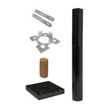 6 in. x 6 in. Steel Structural Post Anchor for Wood