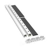 Bella Premier Series 6 ft. x 36 in. White Vinyl Stair Rail Kit with Aluminum Balusters