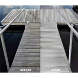 8 ft. Coastal Grey Rigid PVC Edge Trim Cover for Deck-Top Board Covers (5-Pack)