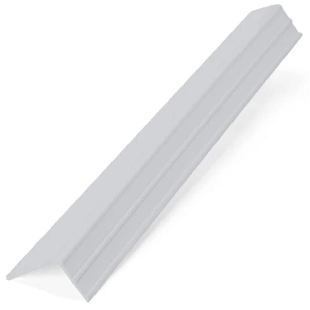 8 ft. Grey Rigid PVC Edge Trim Cover for Deck-Top Board Covers (5-Pack)
