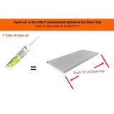 8 ft. Grey Rigid PVC Edge Trim Cover for Deck-Top Board Covers (5-Pack)