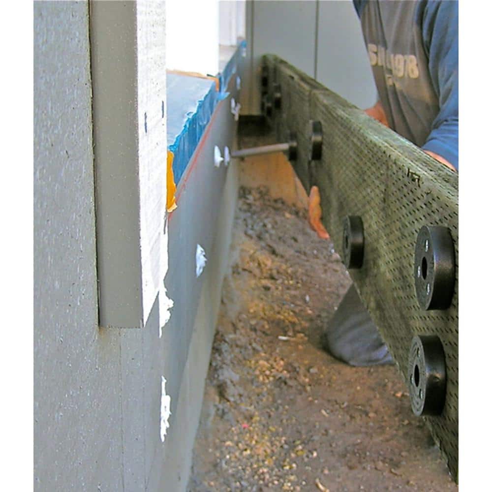 Deck2Wall Spacer Black Polypropylene Spacer 2-1/2 in. Diameter 5/8 in. thick 100 Per Box
