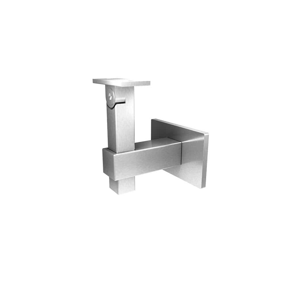 Square Magnetar 2.5 in. Stainless Steel Handrail Wall Bracket