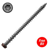 DeckLok #10 x 2-3/4 in. Star Drive Self-Countersinking Flat Head ACQ Compatible Rustic Bark Composite Deck Screws (1750-Piece)
