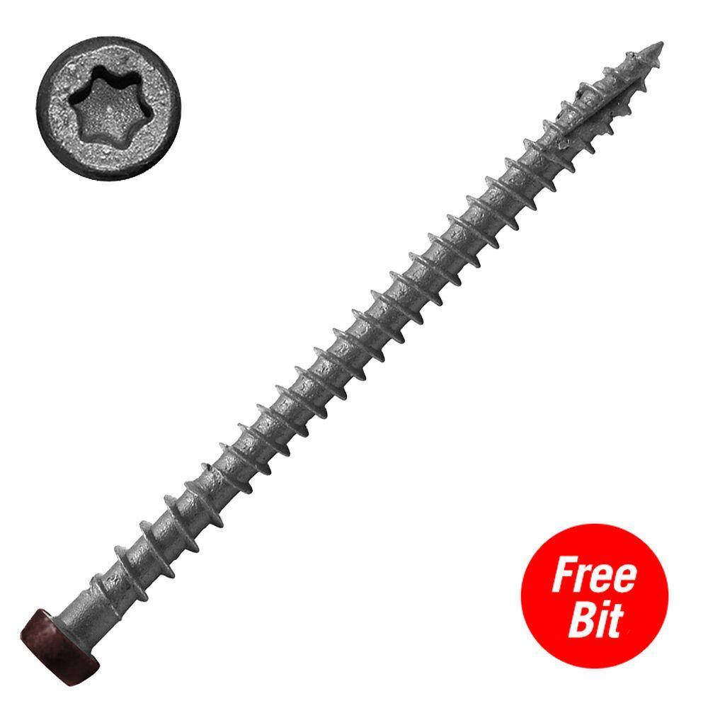 DeckLok #10 x 2-3/4 in. Star Drive Self-Countersinking Flat Head ACQ Compatible Vintage Lantern Composite Deck Screws (350 pc)