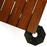 DeckWise WiseTile Shadowline Black Hardwood Deck Tile Connector