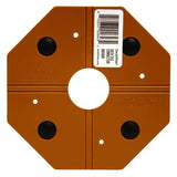 DeckWise WiseTile Hardwood Brown Hardwood Deck Tile Connector