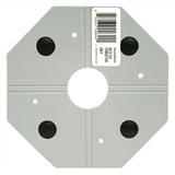 DeckWise WiseTile Concrete Grey Hardwood Deck Tile Connector