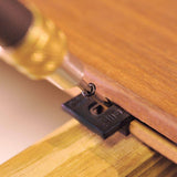 DeckWise Extreme Ipe Clip Black Biscuit Style Hidden Deck Fastener Kit for Hardwoods (1050-Bucket)
