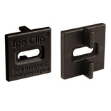 DeckWise Extreme Ipe Clip Black Biscuit Style Hidden Deck Fastener Kit for Hardwoods (1050-Bucket)