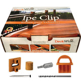 DeckWise ExtremeKD Ipe Clip Brown Biscuit Style Hidden Deck Fastener Kit for Hardwoods (175-Pack)