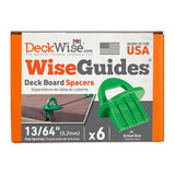 DeckWise WiseGuides 13/64 in. Gap Deck Board Spacer for Hidden Deck Fasteners (6-Count)