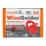 DeckWise WiseGuides 5/32 in. Gap Deck Board Spacer for Hidden Deck Fasteners (6-Box)