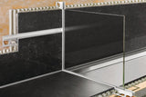 Schluter Systems DECO-SG 0.5-in W x 98.5-in L Satin Anodized Aluminum Shadow Gap Tile Edge Trim